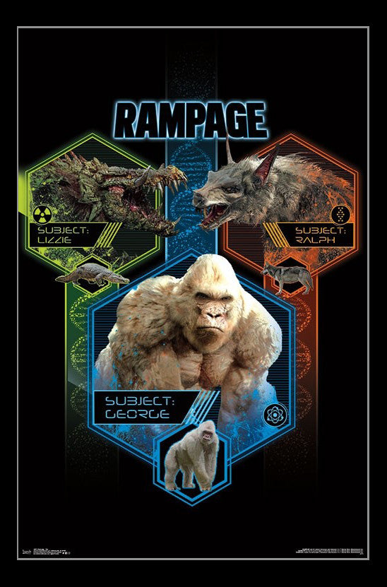Rampage - Trio Rolled Poster Print (22x34)
