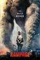 Rampage Movie One Sheet Poster Print - 22x34