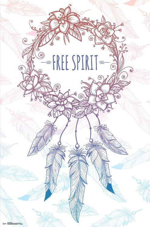 Free Spirit Poster Print - Vibrant Wall Art for Home & Office