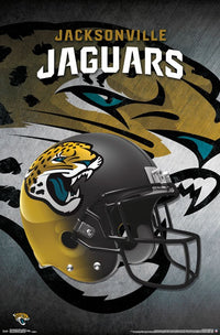 Jacksonville Jaguars Helmet Poster Print - 22x34