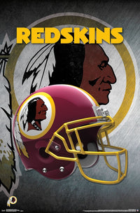 Washington Redskins Helmet Poster Print for sports enthusiasts