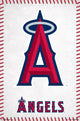Los Angeles Angels logo poster print in vibrant colors.