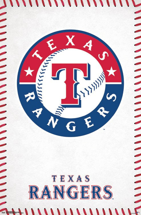 Texas Rangers Logo Poster Print - 22x34 | Posterazzi