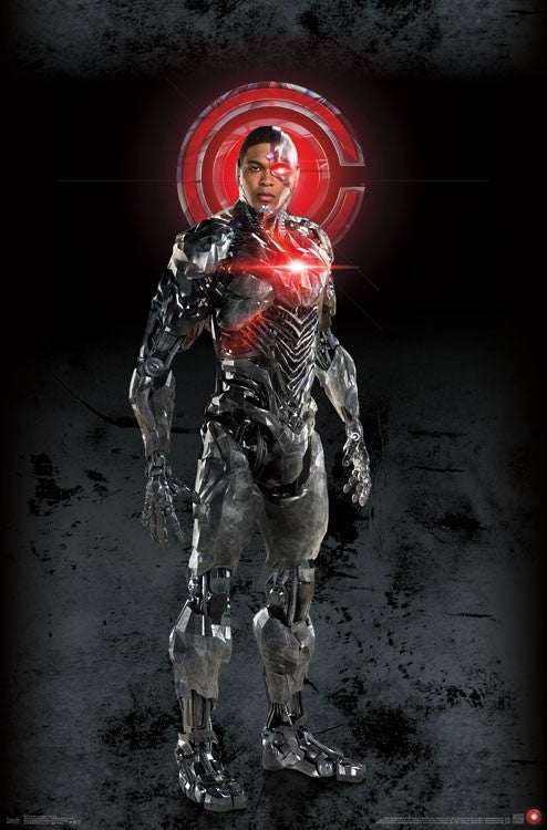 Justice League Cyborg Poster Print - 22x34 Rolled Art