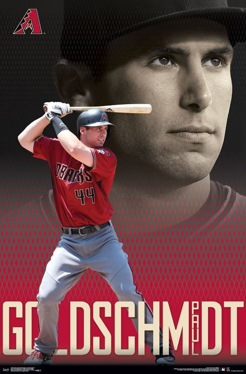 Arizona Diamondbacks Paul Goldschmidt Poster Print - 22x34