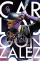 Carlos Gonzalez Colorado Rockies Poster Print - 22 x 34
