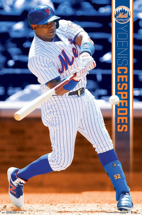 Yoenis Cespedes New York Mets Poster Print - 22x34