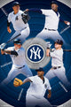 New York Yankees Team Poster Print in vibrant colors.
