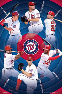 Washington Nationals Team Poster Print - 22x34