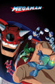 Mega Man Battle Poster Print, vibrant gaming artwork, 22x34 inches