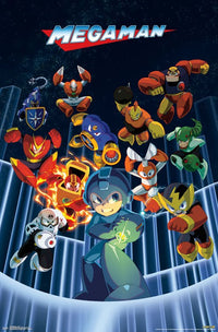 Mega Man Group Poster Print - 22x34 | Posterazzi