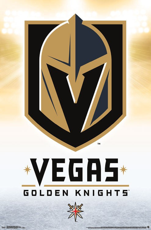Vegas Golden Knights Logo Poster Print - 22x34