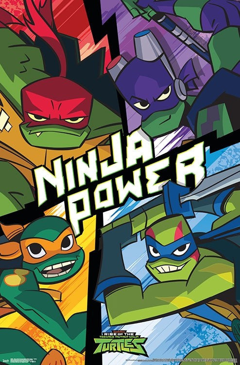 Rise of the Teenage Mutant Ninja Turtles Poster Print 22x34