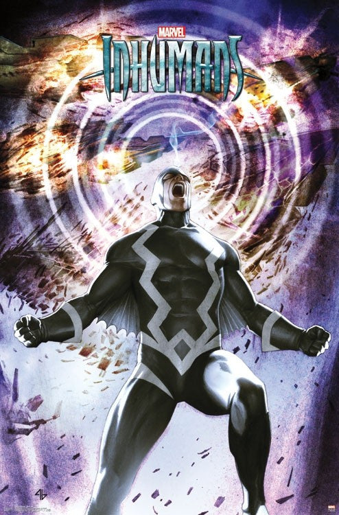 Inhumans - Black Bolt Rolled Poster Print (22x34)