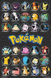 Pokémon All Time Favorites Poster Print - 22x34