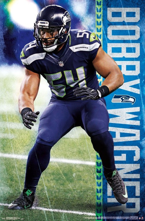 Bobby Wagner Seattle Seahawks Poster Print - 22x34