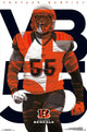 Cincinnati Bengals Vontaze Burfict Poster Print - 22x34