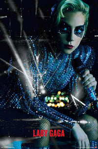 Lady Gaga Live Concert Poster Print - 22x34