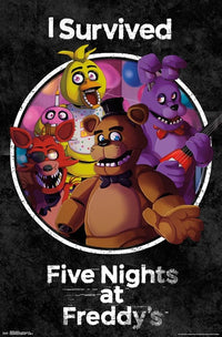 Five Nights at Freddy's - Survived Rolled Poster Print