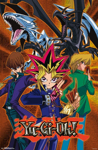 Yu-Gi-Oh Group Poster Print showcasing characters from the anime.