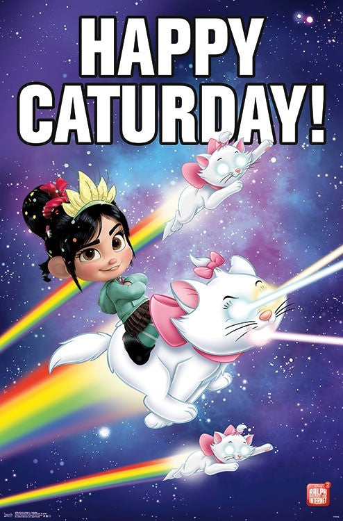 Wreck It Ralph 2 - Caturday Rolled Poster Print 22x34