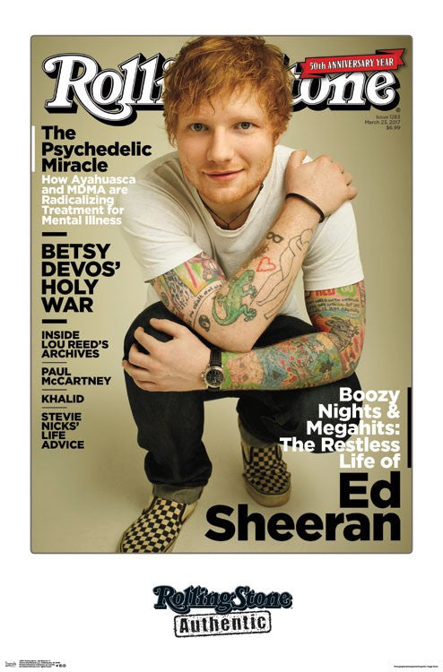 Ed Sheeran Rolling Stone Poster Print 22x34 - Item # VARTIARP15887