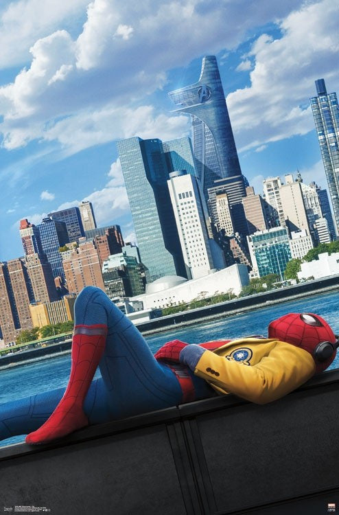 Spider-Man: Homecoming - City Rolled Poster Print (22x34)