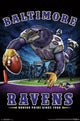 Baltimore Ravens End Zone Poster Print - Rolled Poster 22x34