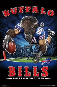 Buffalo Bills End Zone Poster Print - 22x34