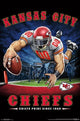 Kansas City Chiefs End Zone Poster Print - 22x34 Rolled Poster