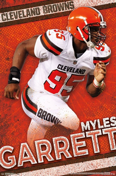 Myles Garrett Cleveland Browns Poster Print - 22x34