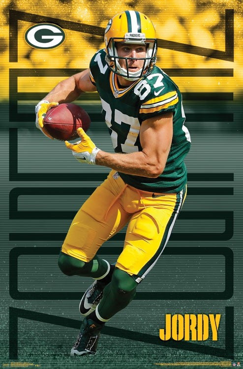 Jordy Nelson Green Bay Packers Poster Print - 22x34