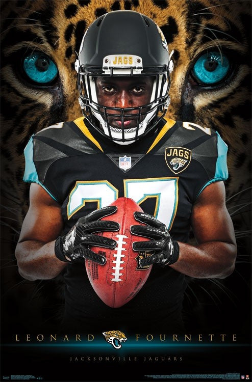 Jacksonville Jaguars Leonard Fournette Poster Print (22x34)