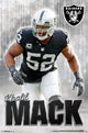 Oakland Raiders Khalil Mack 17 Poster Print - 22x34