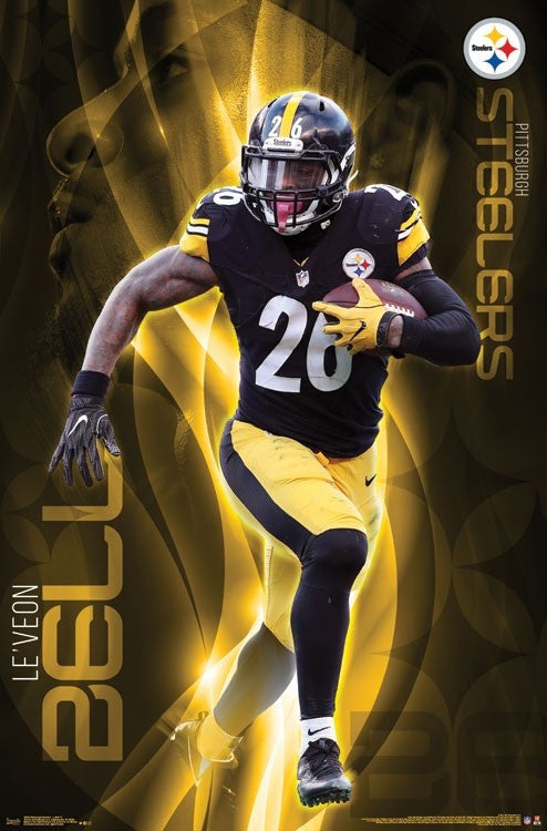 Pittsburgh Steelers Le'Veon Bell Rolled Poster Print