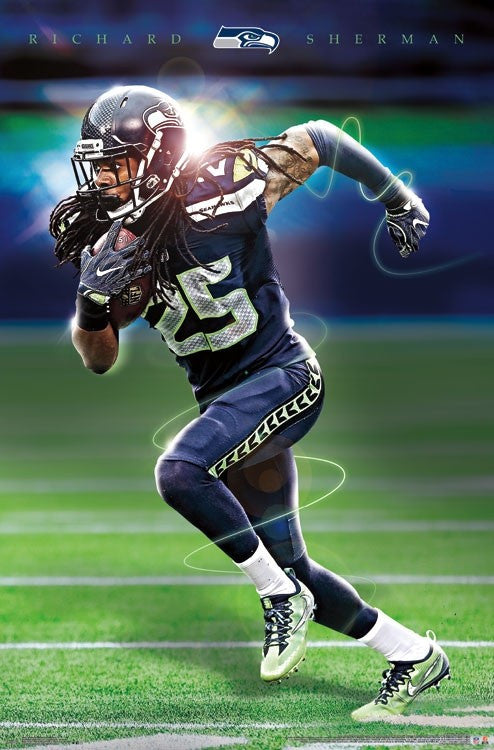 Seattle Seahawks Richard Sherman Poster Print - 22x34