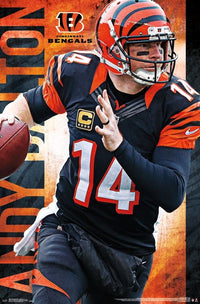 Cincinnati Bengals Andy Dalton Poster Print - 22x34