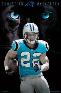 Christian McCaffrey Carolina Panthers Poster Print - 22x34