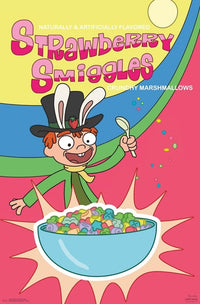 Rick and Morty Strawberry Smiggles Poster Print