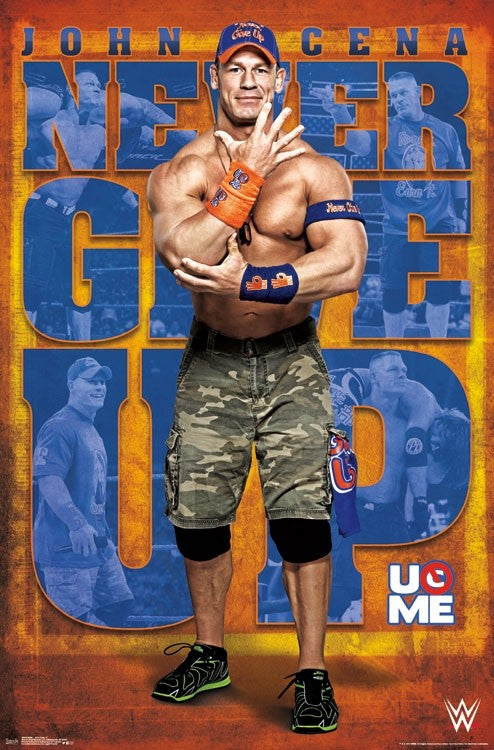 WWE John Cena 17 Poster Print - Perfect for Fans and Collectors