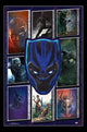 Black Panther Collage Poster Print 22x34 - Vibrant Artwork