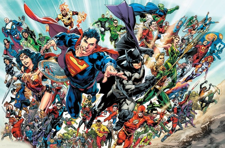 DC Comics Rebirth Poster Print - 34x22 Rolled Art