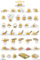 Gudetama - Grid Rolled Poster Print (22x34)