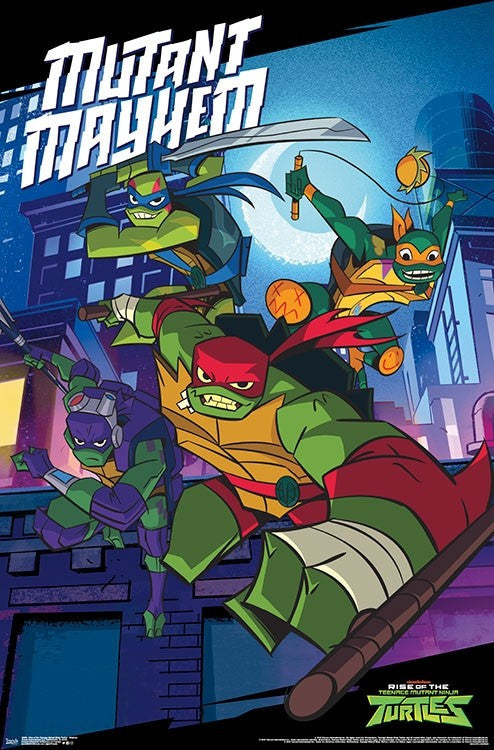 Rise of the Teenage Mutant Ninja Turtles Mayhem Poster Print