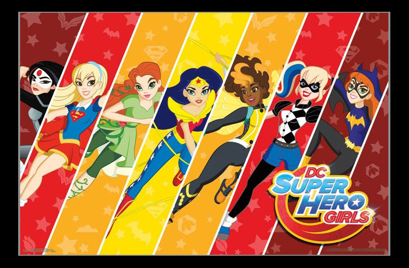 DC Super Hero Girls - League Rolled Poster Print