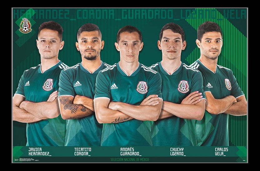 Mexico National Soccer Team Poster Print - 34x22