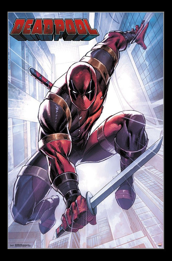 Deadpool - Attack Rolled Poster Print 22x34