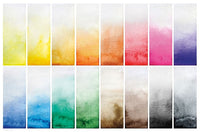 Bold Color Watercolor Swatches Poster Print - 34x22