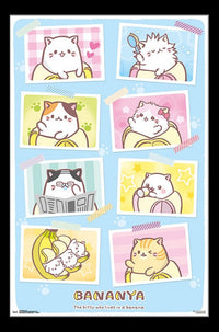 Bananya - Grid Poster Print 22x34