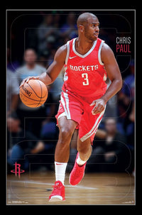 Houston Rockets Chris Paul Poster Print - 22x34